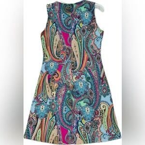 Tommy Hilfiger size 4 paisley multicolor dress.